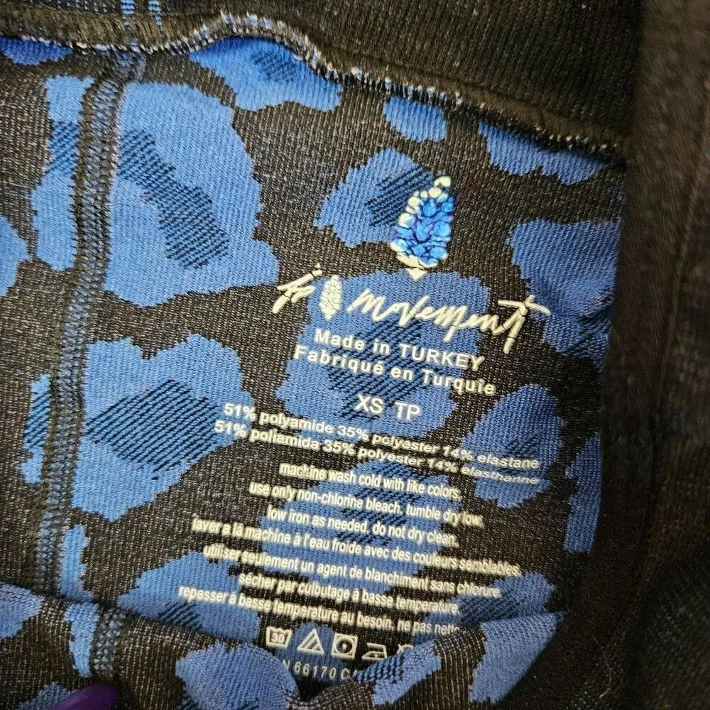 Free People Movement Spotted Leopard Bike Shorts